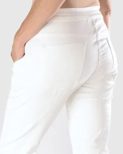Women Alembika Pants & Skirts<Snake Iconic Stretch Jeans, White