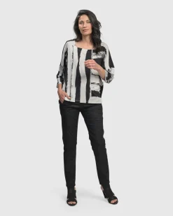Women Alembika Plus<Snake Iconic Stretch Jeans, Black