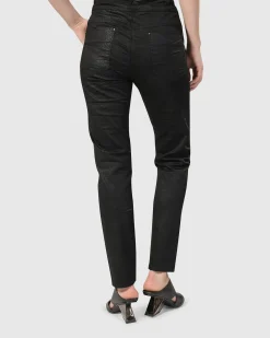 Women Alembika Plus<Snake Iconic Stretch Jeans, Black