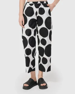 Women Alembika Pants & Skirts<Solo Cropped Pants, Bubbles