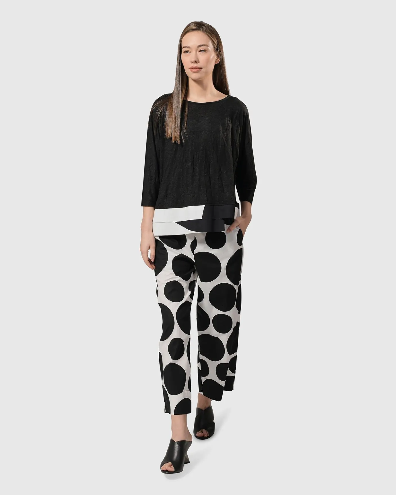 Women Alembika Pants & Skirts<Solo Cropped Pants, Bubbles