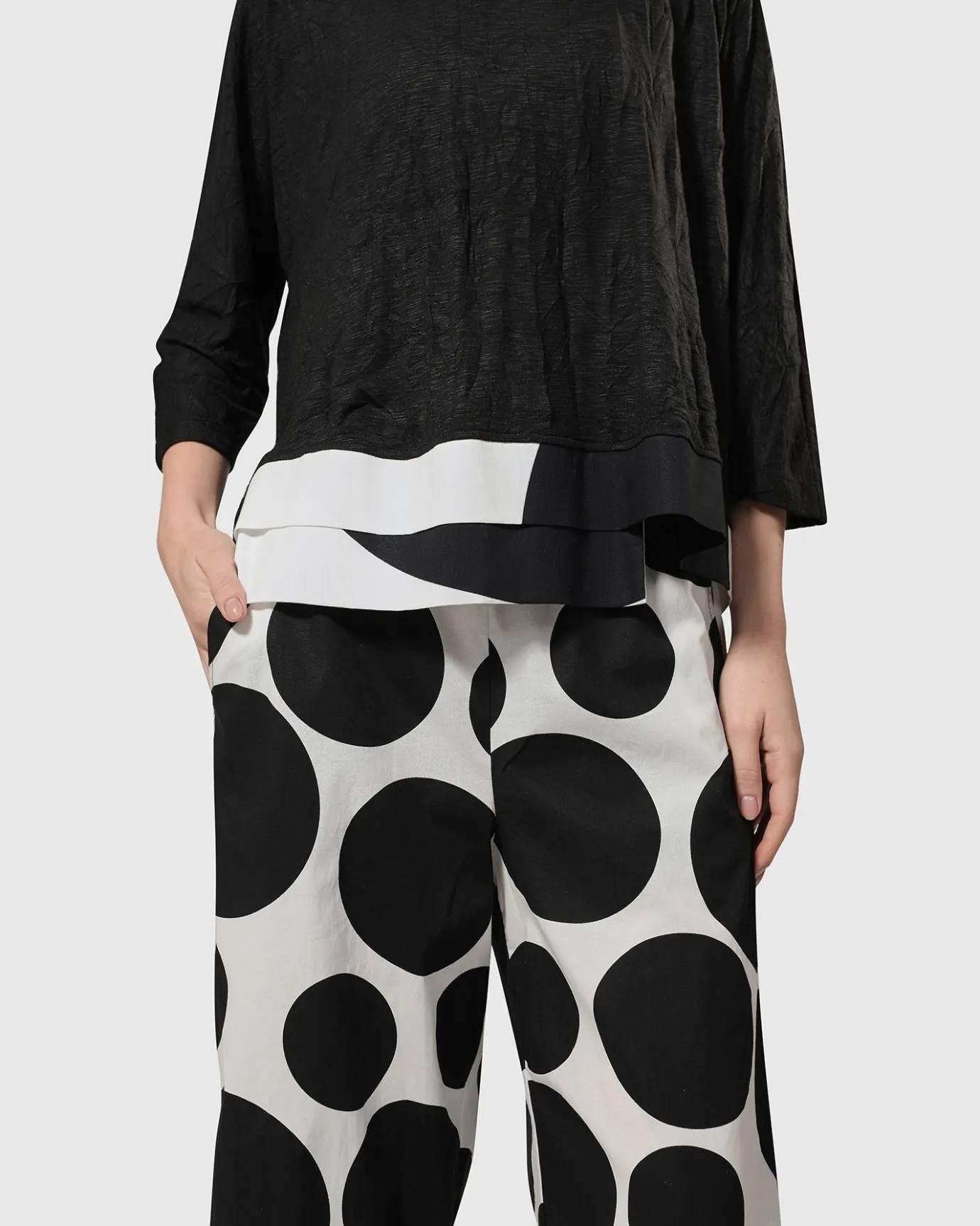 Women Alembika Pants & Skirts<Solo Cropped Pants, Bubbles