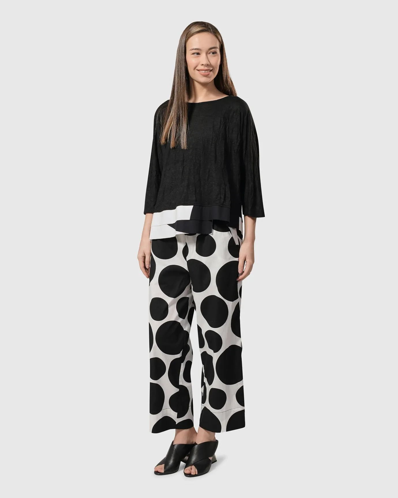 Women Alembika Plus<Solo Cropped Pants, Bubbles