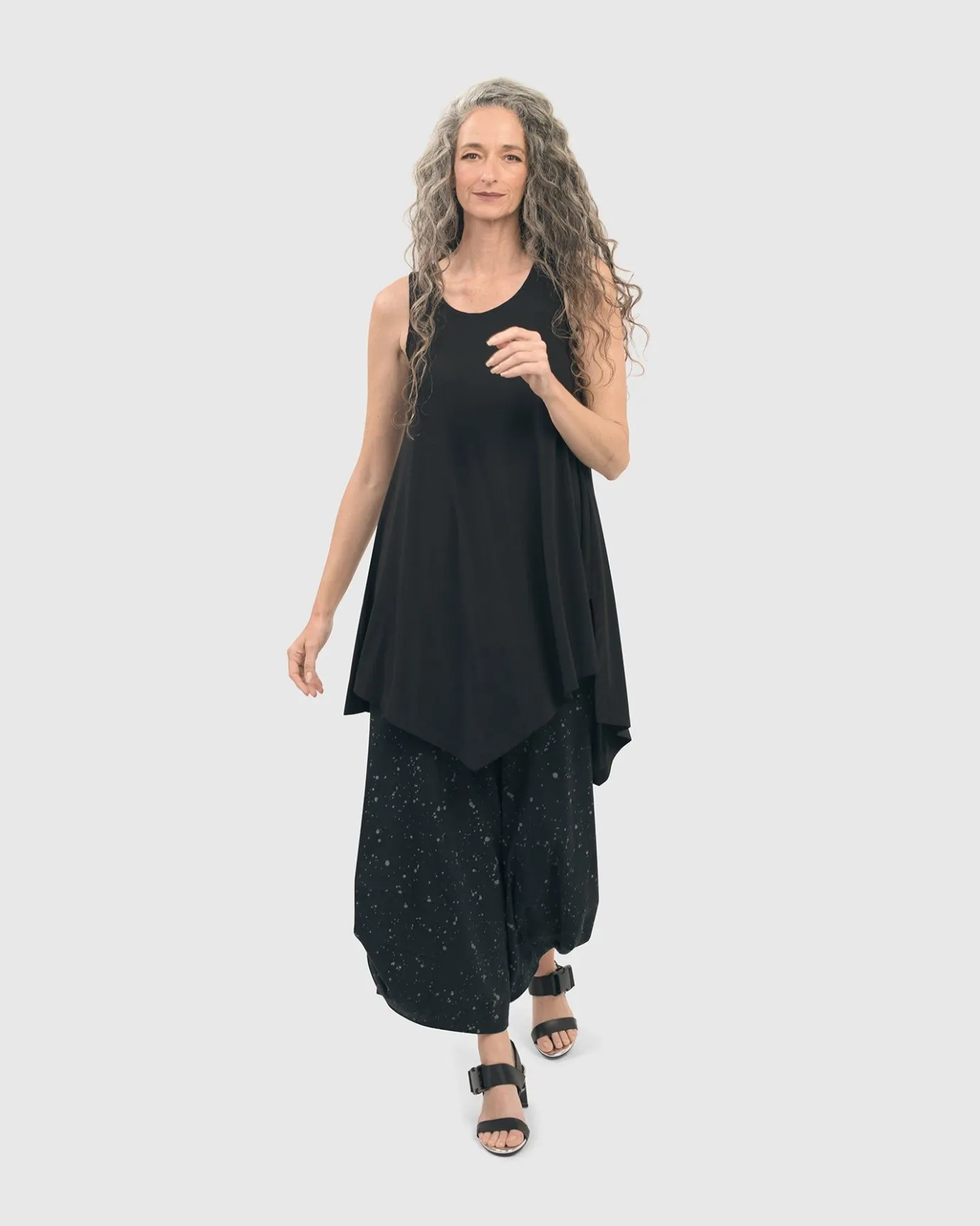 Women Alembika Pants & Skirts<Splatter Punto Pants, Black