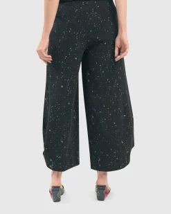 Women Alembika Pants & Skirts<Splatter Punto Pants, Black