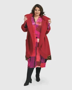 Women Alembika Dresses<Sunset Strip Cocoon Dress, Magenta