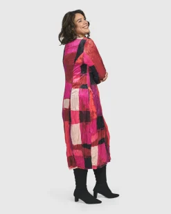 Women Alembika Dresses<Sunset Strip Cocoon Dress, Magenta