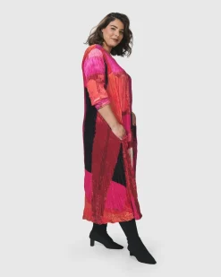 Women Alembika Plus<Sunset Strip Maxi Dress, Magenta
