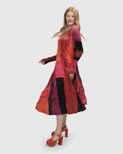Women Alembika Plus<Sunset Strip Maxi Dress, Magenta