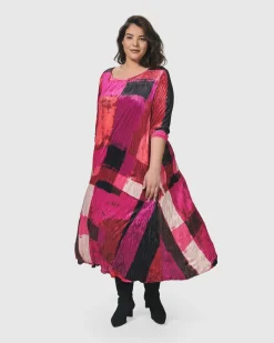 Women Alembika Dresses<Sunset Strip Maxi Dress, Magenta