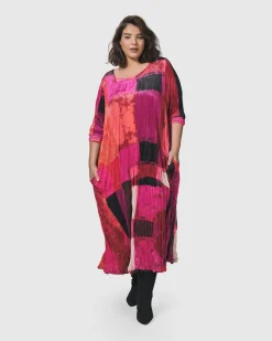 Women Alembika Dresses<Sunset Strip Maxi Dress, Magenta