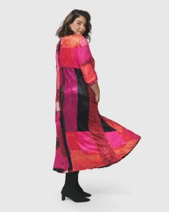 Women Alembika Dresses<Sunset Strip Maxi Dress, Magenta