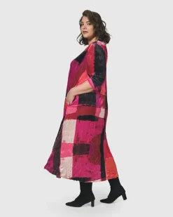 Women Alembika Dresses<Sunset Strip Maxi Dress, Magenta