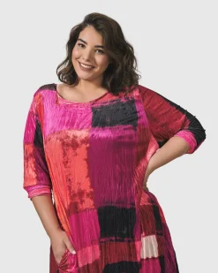 Women Alembika Dresses<Sunset Strip Maxi Dress, Magenta