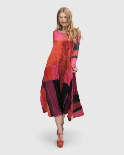 Women Alembika Dresses<Sunset Strip Maxi Dress, Magenta