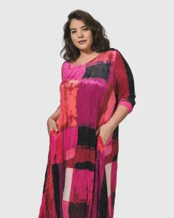 Women Alembika Dresses<Sunset Strip Maxi Dress, Magenta