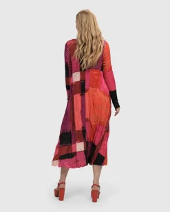 Women Alembika Dresses<Sunset Strip Maxi Dress, Magenta