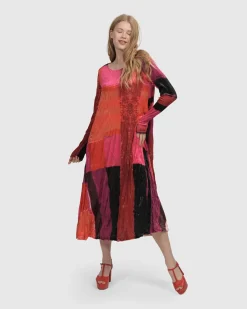 Women Alembika Dresses<Sunset Strip Maxi Dress, Magenta