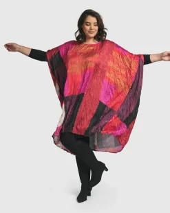 Women Alembika Dresses<Sunset Strip Muumuu Dress, Magenta