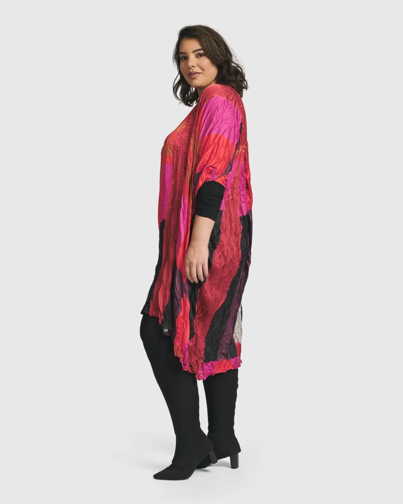 Women Alembika Plus<Sunset Strip Muumuu Dress, Magenta