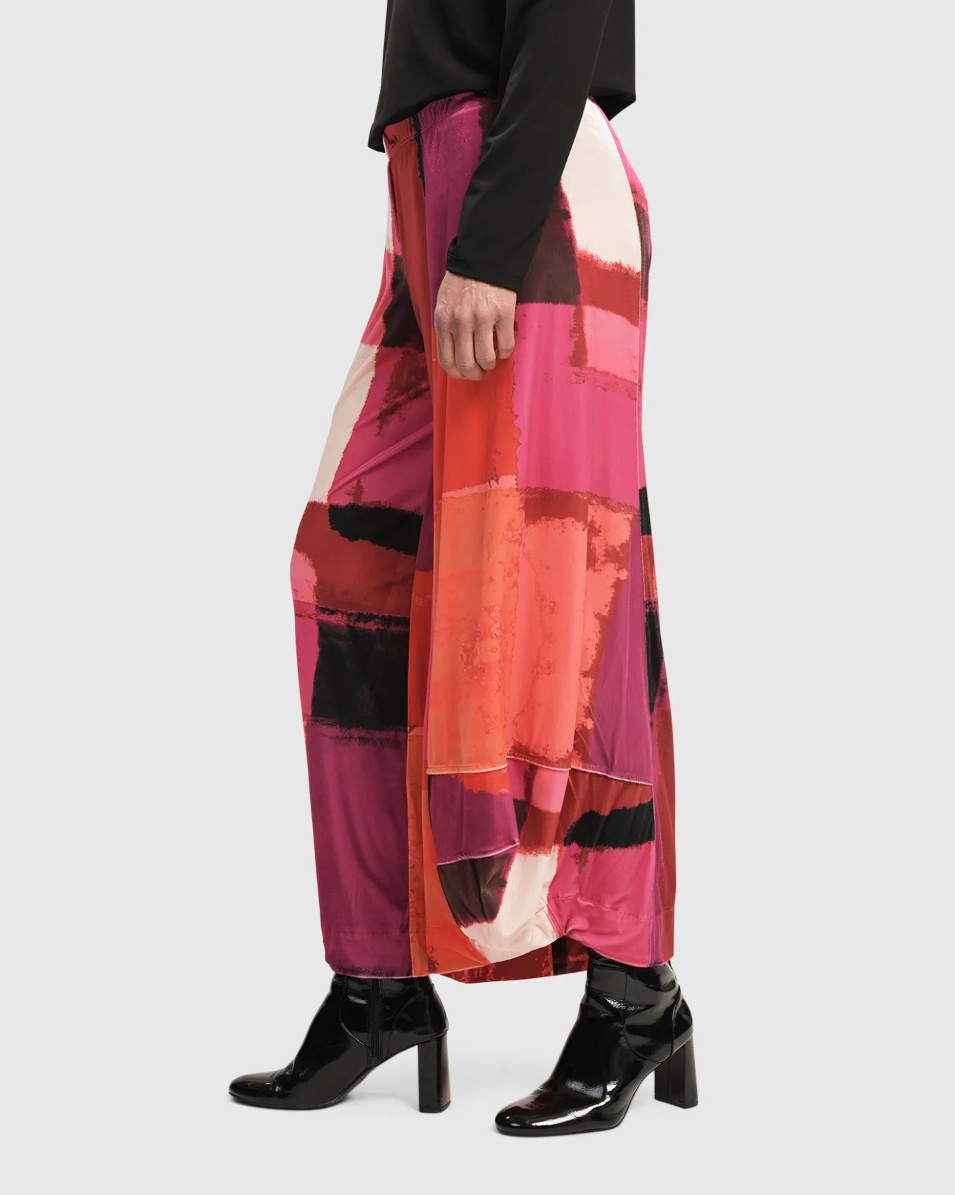 Women Alembika Pants & Skirts<Sunset Strip Punto Pants, Magenta