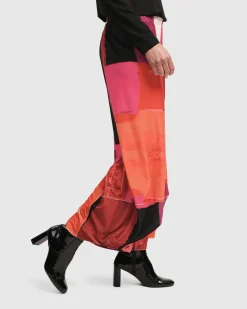 Women Alembika Pants & Skirts<Sunset Strip Punto Pants, Magenta
