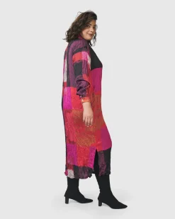 Women Alembika Dresses<Sunset Strip Shirt Dress, Magenta