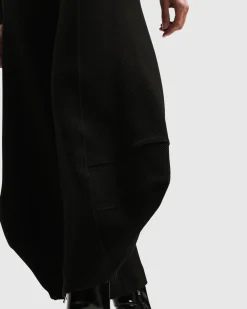 Women Alembika Plus<Superb Waffle Weave Punto Pants, Black