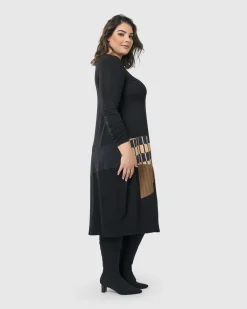 Women Alembika Plus<Sycamore Cocoon Dress, Coffee