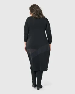 Women Alembika Plus<Sycamore Cocoon Dress, Coffee
