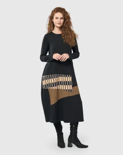 Women Alembika Dresses<Sycamore Cocoon Dress, Coffee