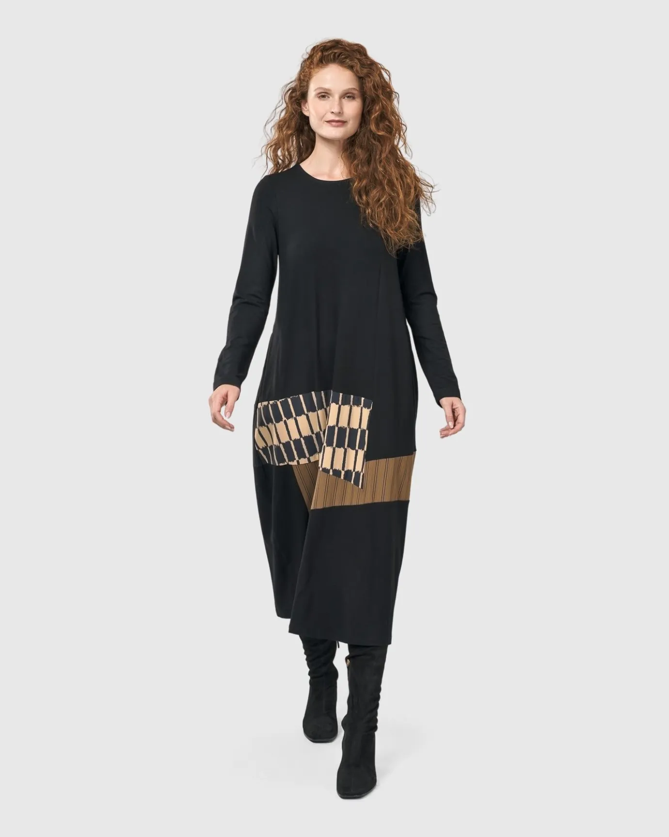 Women Alembika Dresses<Sycamore Cocoon Dress, Coffee