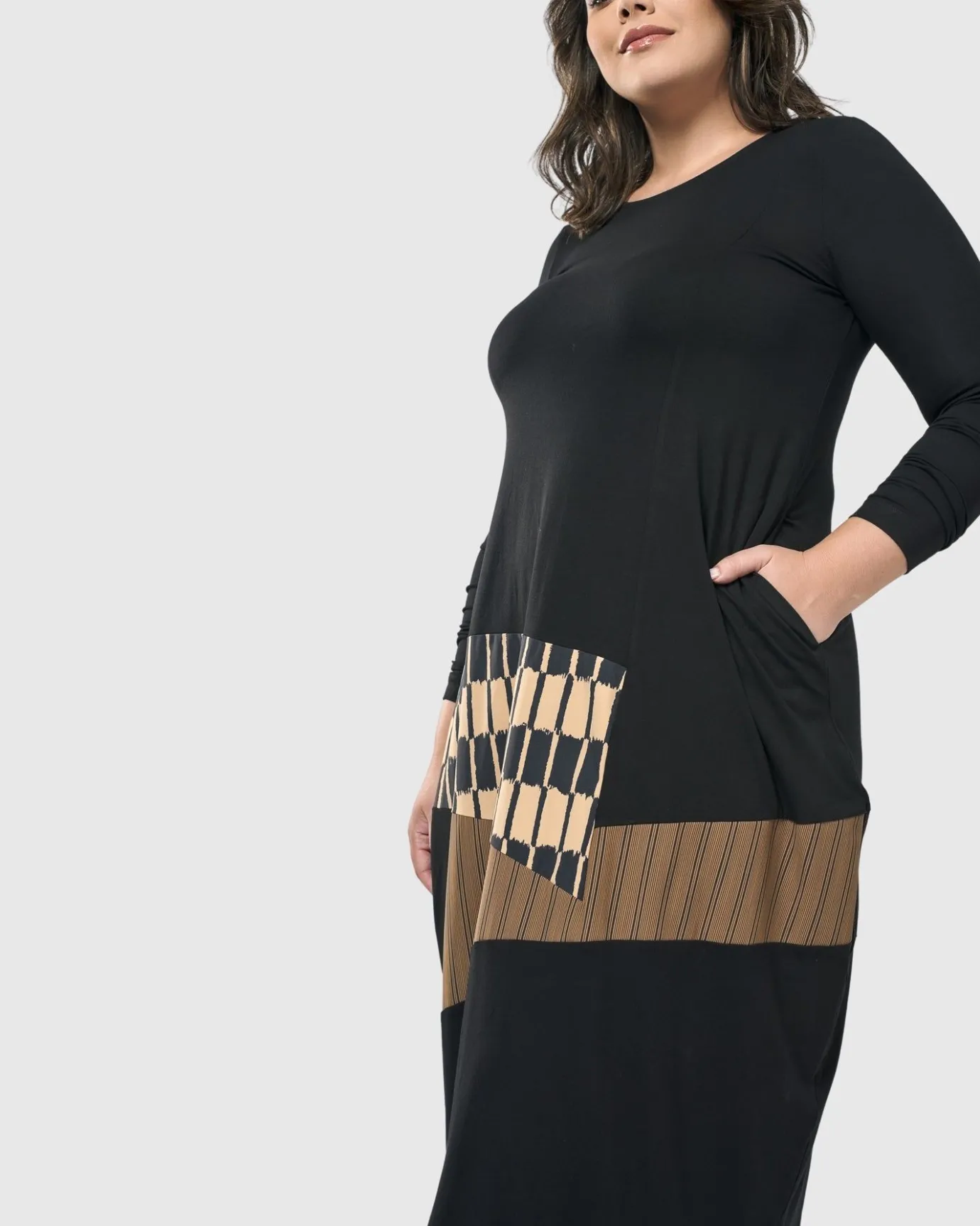 Women Alembika Dresses<Sycamore Cocoon Dress, Coffee