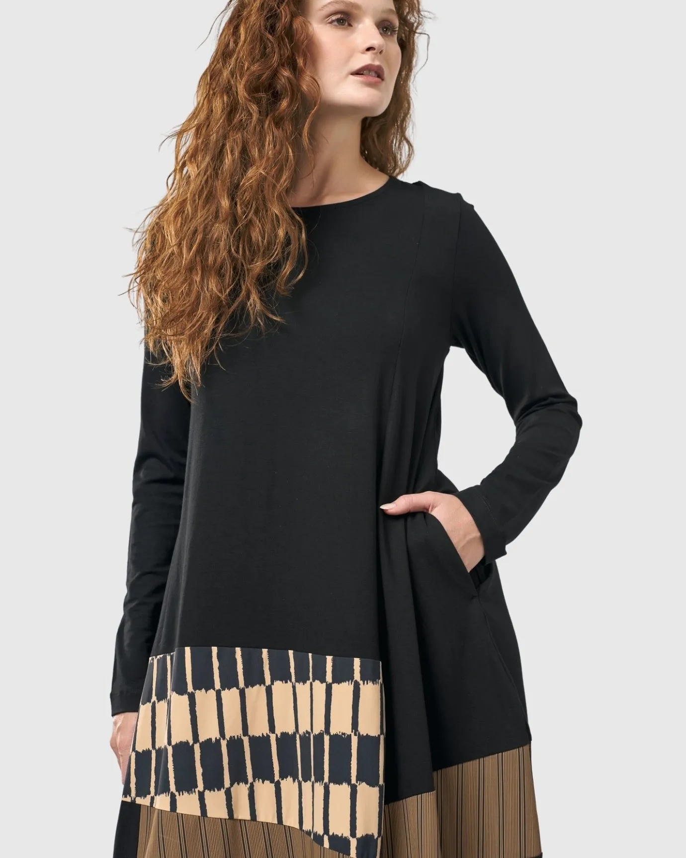 Women Alembika Dresses<Sycamore Cocoon Dress, Coffee