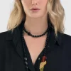 Women Alembika Accessories<Tahiti Bird Bead Necklace, Multi/Black