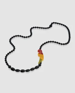 Women Alembika Accessories<Tahiti Bird Bead Necklace, Multi/Black