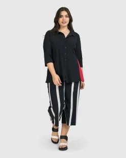 Women Alembika Plus<Tekbika Adeline Shirt Jacket, Black