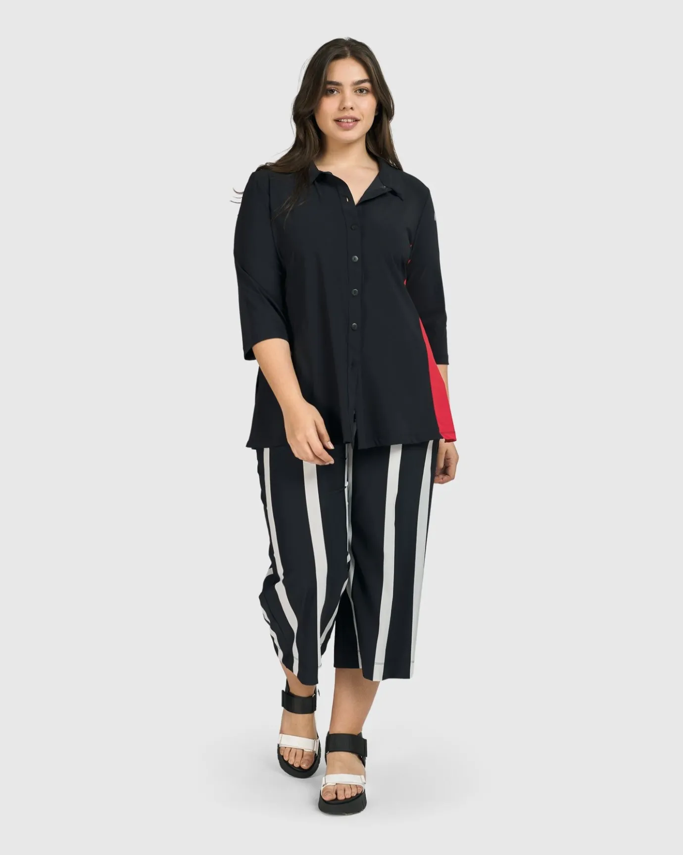Women Alembika Jackets<Tekbika Adeline Shirt Jacket, Black