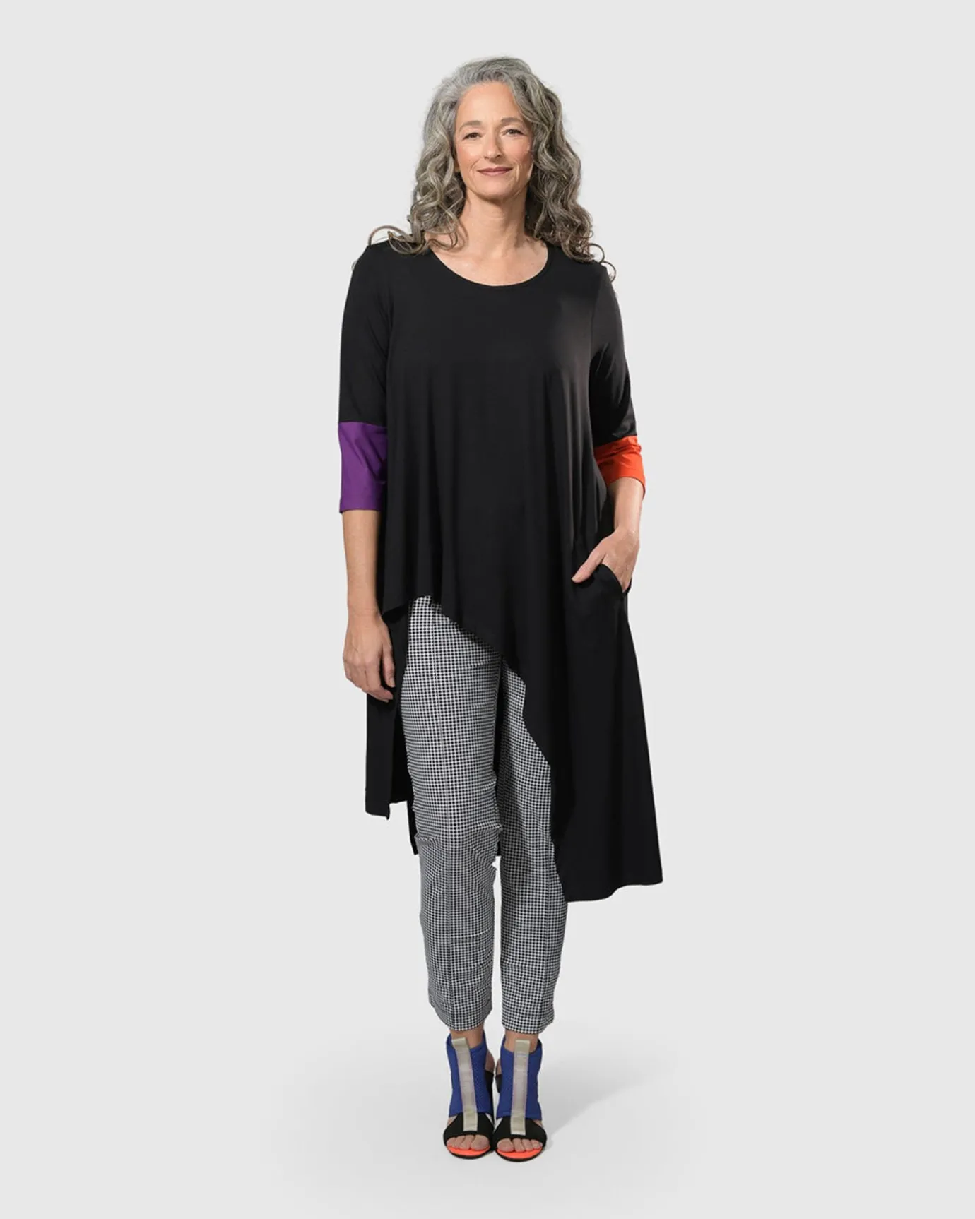 Women Alembika Tops & Tunics<Tekbika Belinda Hi-Lo Tunic Top, Multi