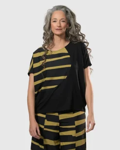 Women Alembika Plus<Tekbika Bliss Boxy Top, Dunes