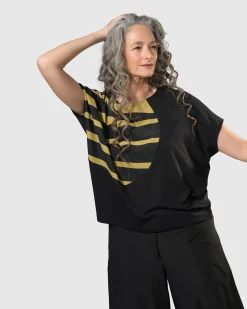Women Alembika Plus<Tekbika Bliss Boxy Top, Dunes