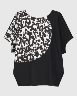 Women Alembika Plus<Tekbika Bliss Boxy Top, Yellow/Print