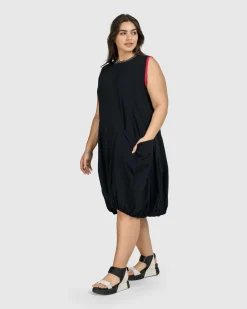 Women Alembika Dresses<Tekbika Camille Sleeveless Dress, Black