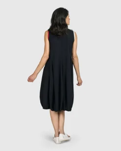 Women Alembika Dresses<Tekbika Camille Sleeveless Dress, Black
