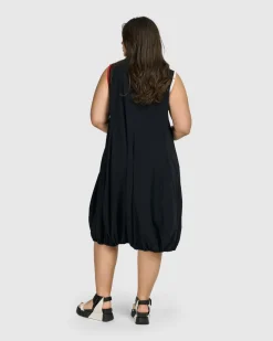 Women Alembika Dresses<Tekbika Camille Sleeveless Dress, Black