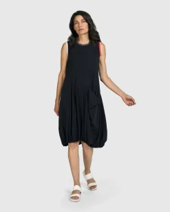 Women Alembika Plus<Tekbika Camille Sleeveless Dress, Black
