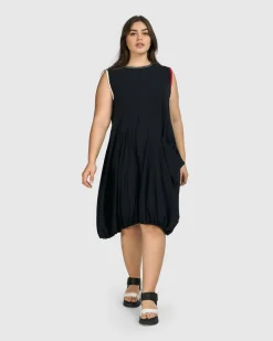 Women Alembika Plus<Tekbika Camille Sleeveless Dress, Black