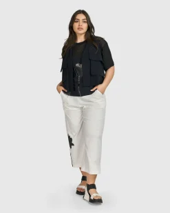 Women Alembika Plus<Tekbika Cannes Cargo Vest, Black