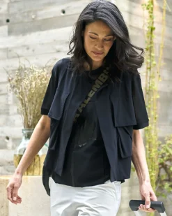 Women Alembika Jackets<Tekbika Cannes Cargo Vest, Black