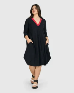 Women Alembika Plus<Tekbika Celine Dress, Black